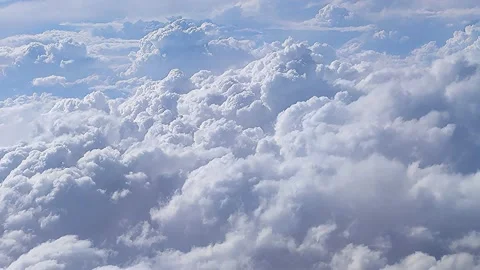 CLOUDS IN FLIGHT Stock Footage 200217373
