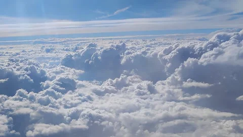 CLOUDS IN FLIGHT Stock Footage 200417294
