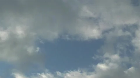 Clouds float across the sky Stock Footage 1087533