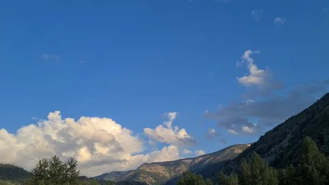 Clouds float across the sky Stock Footage 201801343