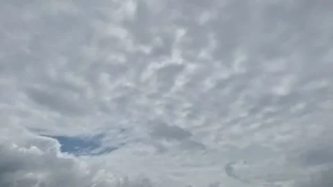Clouds float across the sky, timelapse Stock Footage 169762283