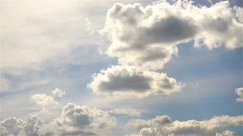 The clouds float and change in time laps Stock Footage 163876474