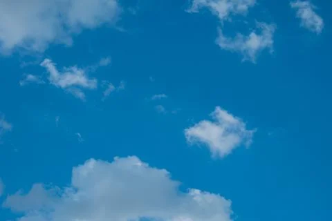 Clouds float in the sky. Stock Photos