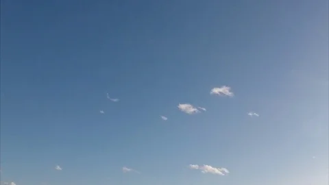 Clouds float on a sky timelapse Stock Footage 78017449