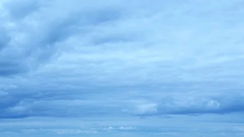 Clouds floating across the sky. Real video. 4k quality Stock Footage 154703996