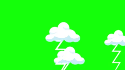 Clouds Floating Isolated Green Screen Stock Video Stock Footage 341586771