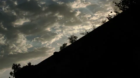 Clouds floating in the sky - 4K Time Lapse Stock Footage 138236864