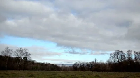 Clouds floating in the sky Stock Footage 142904596