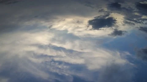 Clouds Floating Softly Across the Fantastic Sky. Fantasy Clouds. Time Lapse Stock Footage 239433802