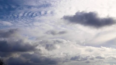 Clouds flowing in the sky Stock Footage 136169233