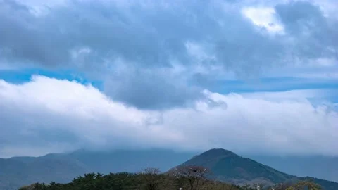 Clouds flowing in the sky. Time lapse Video stock 145571327