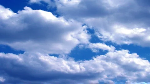 Clouds fluffy Stock Footage 1057495