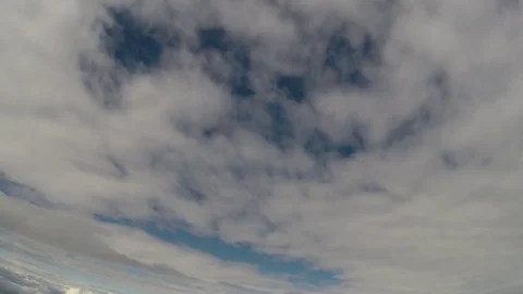 Clouds fly above the head Stock Footage 76700117