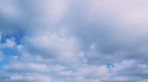 Clouds fly across the blue sky Stock Footage 923216