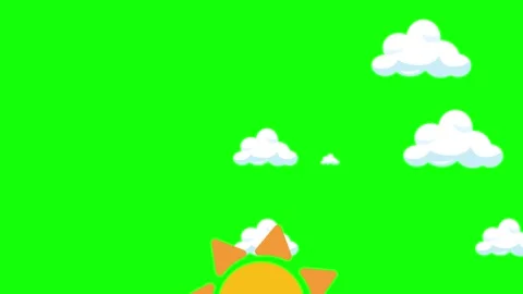 Clouds Flying with Air Isolated Green Screen Stock Video Stock Footage 341328858
