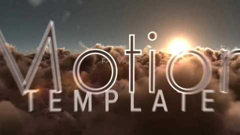 Clouds Flythrough After Effects stock