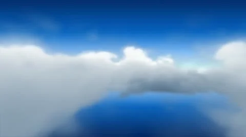 Clouds flytrough HD Stock Footage 11016728
