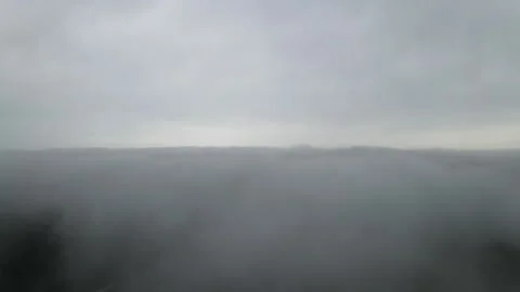 Clouds, in the fog in the sky Stock Footage 172089894