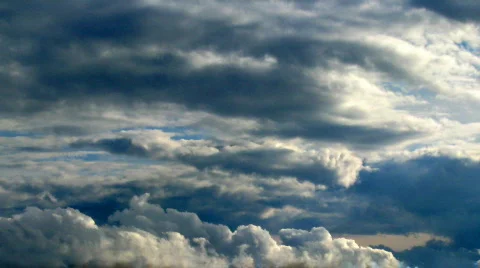 The clouds Stock Footage