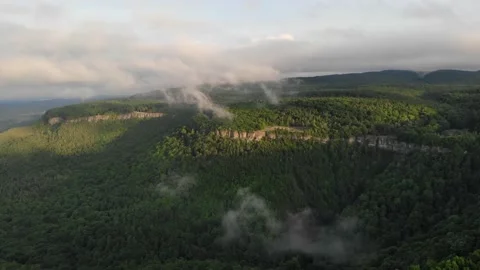 In the clouds Video stock 145937273