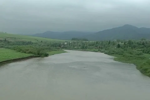 Clouds, forest, beauty 3 Stock Footage 6523805