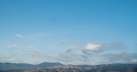 Clouds Forming Over Mountains Timelapse 4K Stock Footage 113918960