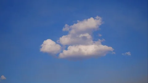 Clouds forming time-laspe summer afternoon Stock Footage 95837946