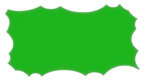 Clouds frame motion graphics with green screen background Stock Footage 135441892