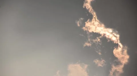 Clouds in front of the sun Stockbeeldmateriaal 42976849