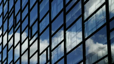 Clouds on Glass Stock Footage 72951