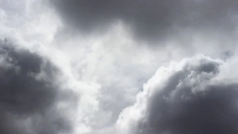 Clouds Gray Video stock 91041347