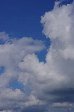 Clouds green landscape Foto stock