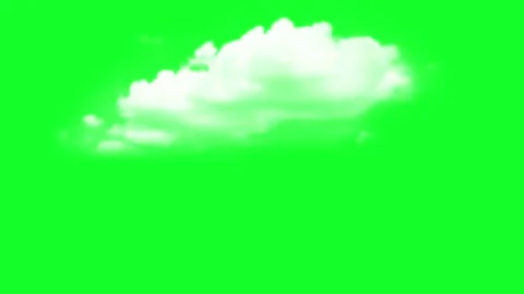 Clouds Green Screen Background Animation Sky Effect Footage Video Stock Footage 322155596