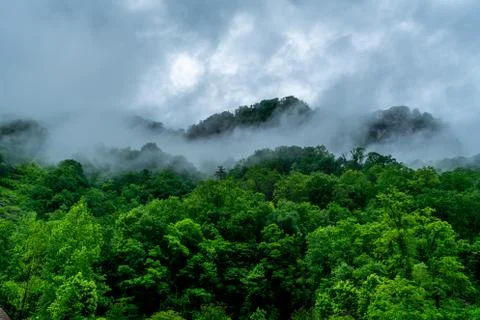 Clouds Hang Low Stock Photos