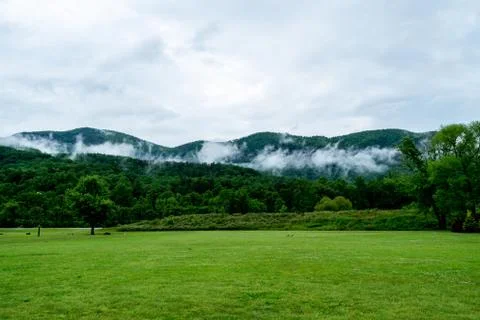 Clouds Hang Low Stock Photos