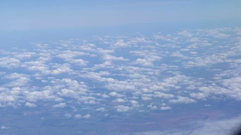 Clouds from the height of the aircraft. Stockbeeldmateriaal 101385367