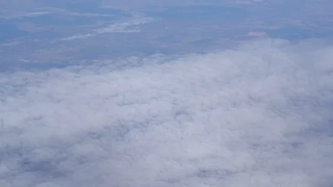 Clouds from the height of the aircraft. Stockbeeldmateriaal 101387340