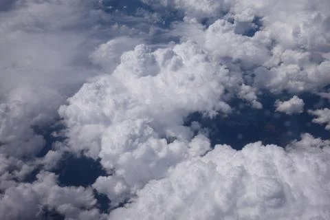 Clouds from a height of flight Stock Photos