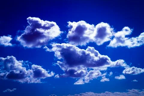 Clouds at high altitude Stock Photos