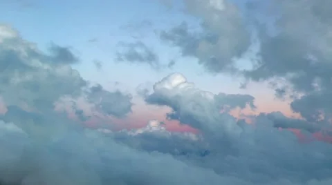 Clouds in high mountains Stock Footage 45102248