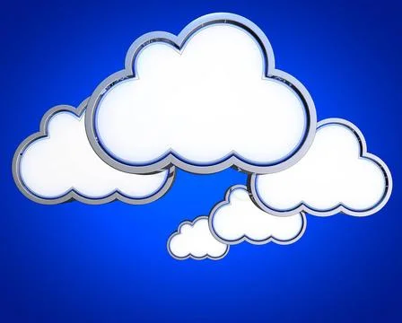 Clouds high resolution 3D rendering of a cloud background Copyright: xZoon... Stock Photos