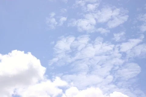 Clouds: High White Clouds SD 720x480 Stock Footage 352419