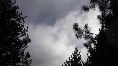 Clouds on high wind Stock Footage 97652229