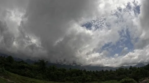 Clouds on hill Video stock 201468332