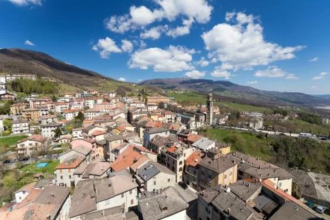 In the clouds of the hill Stock Photos
