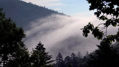 Clouds, Hokkaido, Japan Stock Footage 89830894