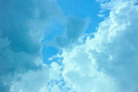 Clouds on the horizon Stock Photos