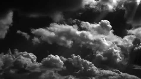 Clouds horror Stock Footage