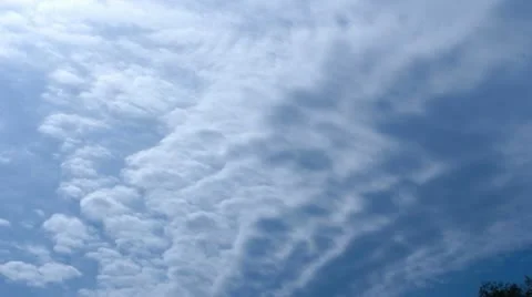 Clouds in a hurry Stock Footage 11121761