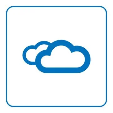 Clouds icon cartoon イラスト素材